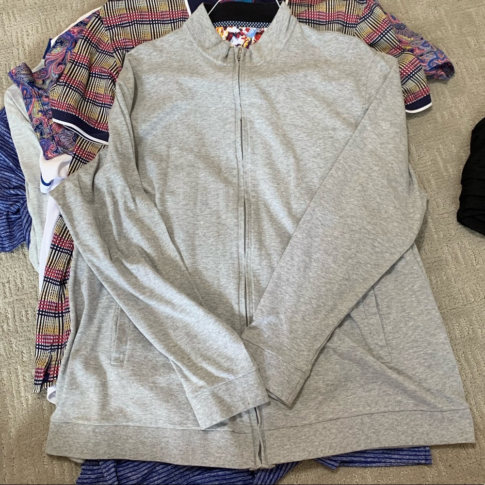 Robert Graham Gray Zip Jacket